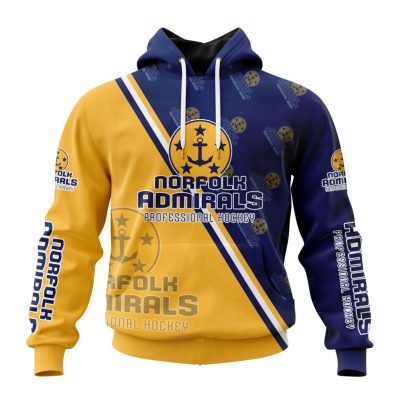 ECHL Norfolk Admirals Design Concept Kits Unisex Hoodie