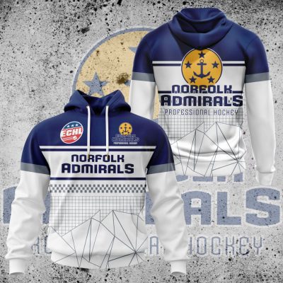ECHL Norfolk Admirals Performance Unisex Hoodie