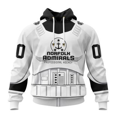 ECHL Norfolk Admirals Special Star Wars Stormtroopers Design Unisex Hoodie