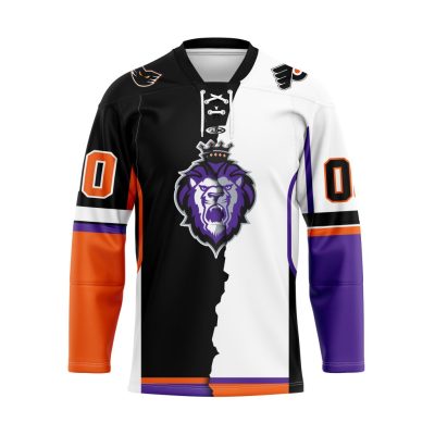 ECHL Reading Royals Personalized Mix Design Lace Hockey Jersey