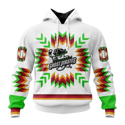 ECHL Savannah Ghost Pirates Special Native Design Unisex Hoodie
