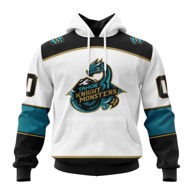 ECHL Tahoe Knight Monsters Personalized White Design Unisex Hoodie