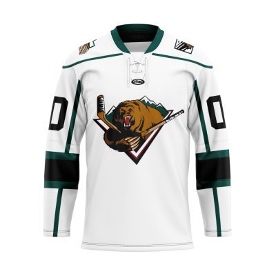 ECHL Toledo Walleye Personalized Away Lace Hockey Jersey