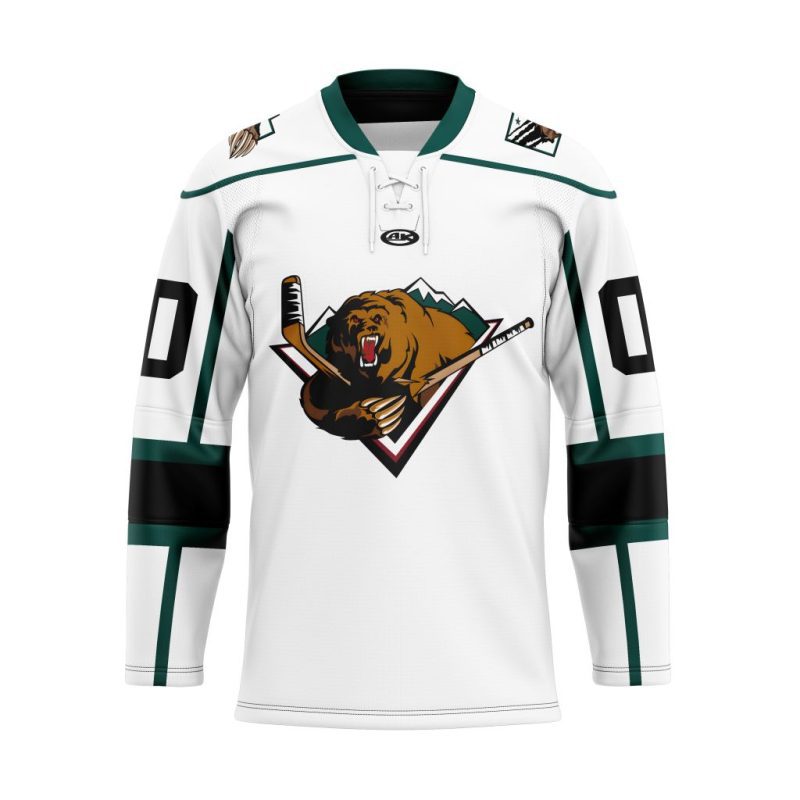ECHL Toledo Walleye Personalized Away Lace Hockey Jersey
