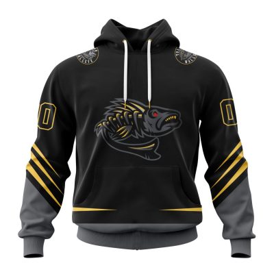 ECHL Toledo Walleye Personalized BoneFish Design Unisex Hoodie