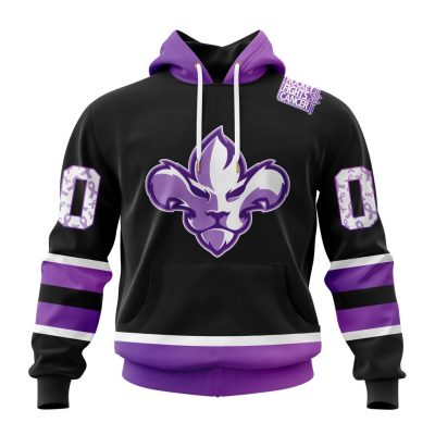 ECHL Trois-Rivieres Lions Special Hockey Fights Cancer Design Unisex Hoodie