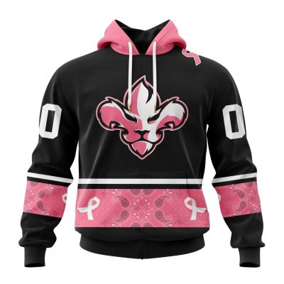 ECHL Trois-Rivieres Lions Special Pink Paisley Fights Breast Cancer Design Unisex Hoodie