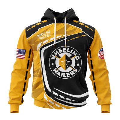 ECHL Wheeling Nailers Design Concept Kits Unisex Hoodie