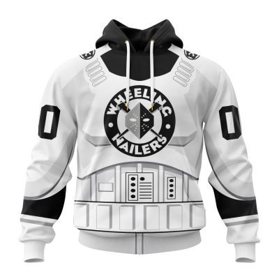 ECHL Wheeling Nailers Special Star Wars Stormtroopers Design Unisex Hoodie