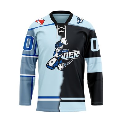 ECHL Wichita Thunder Personalized Mix Design Lace Hockey Jersey