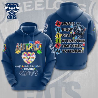 Geelong Football Club x Autism Awareness Performance Unisex Hoodie UHG1134