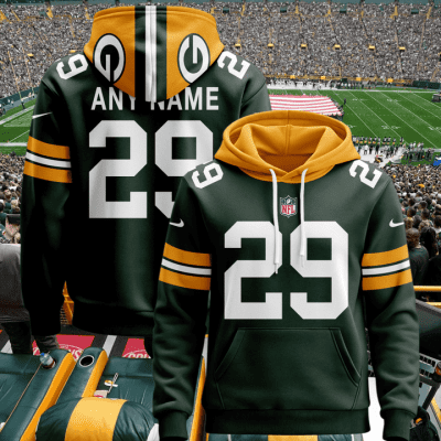 Green Bay Packers Custom Unisex Hoodie Style Jersey Special Edition 2024/25 PJH1095