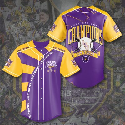 LSU Tigers Baseball Baseball Jersey BJG1658
