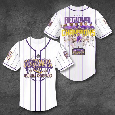 LSU Tigers Baseball Baseball Jersey BJG1659
