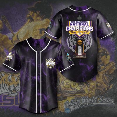 LSU Tigers Baseball Baseball Jersey BJG1666