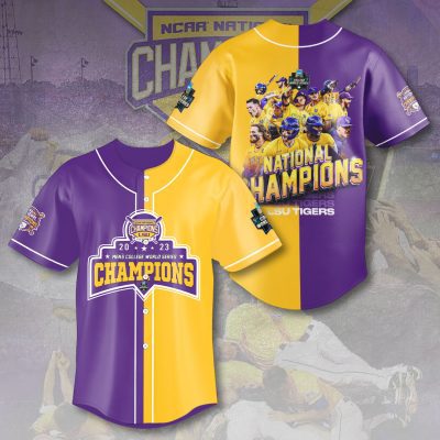LSU Tigers Baseball Baseball Jersey BJG1670