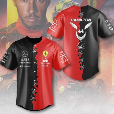Lewis Hamilton Baseball Jersey BJG1110