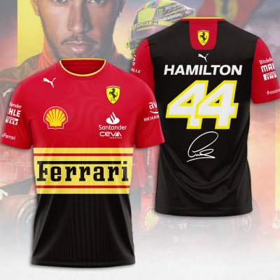 Lewis Hamilton x Scuderia Ferrari Performance Unisex T-Shirt TSG1158