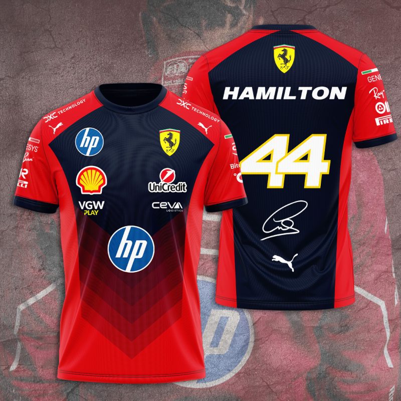 Lewis Hamilton x Scuderia Ferrari Performance Unisex T-Shirt TSG1311