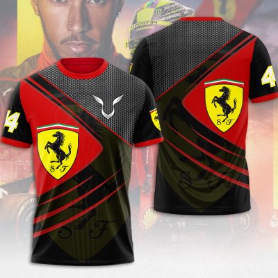 Lewis Hamilton x Scuderia Ferrari Performance Unisex T-Shirt TSG1901