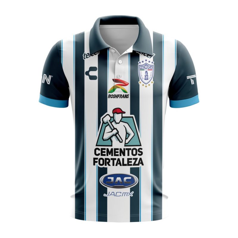Liga MX C.F. Pachuca 2023 - 2024 Home Polo Shirt