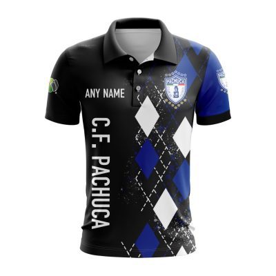 Liga MX C.F. Pachuca Personalized Name Polo Shirt