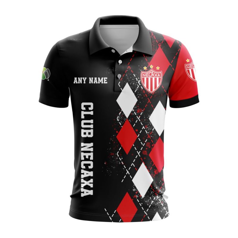 Liga MX Club Necaxa Personalized Name Polo Shirt