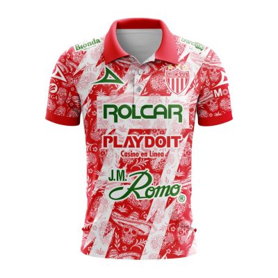 Liga MX Club Necaxa Special 2024 Home Dia De Muertos Design Polo Shirt