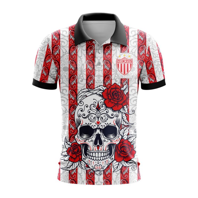 Liga MX Club Necaxa Special Dia De Muertos Design Polo Shirt