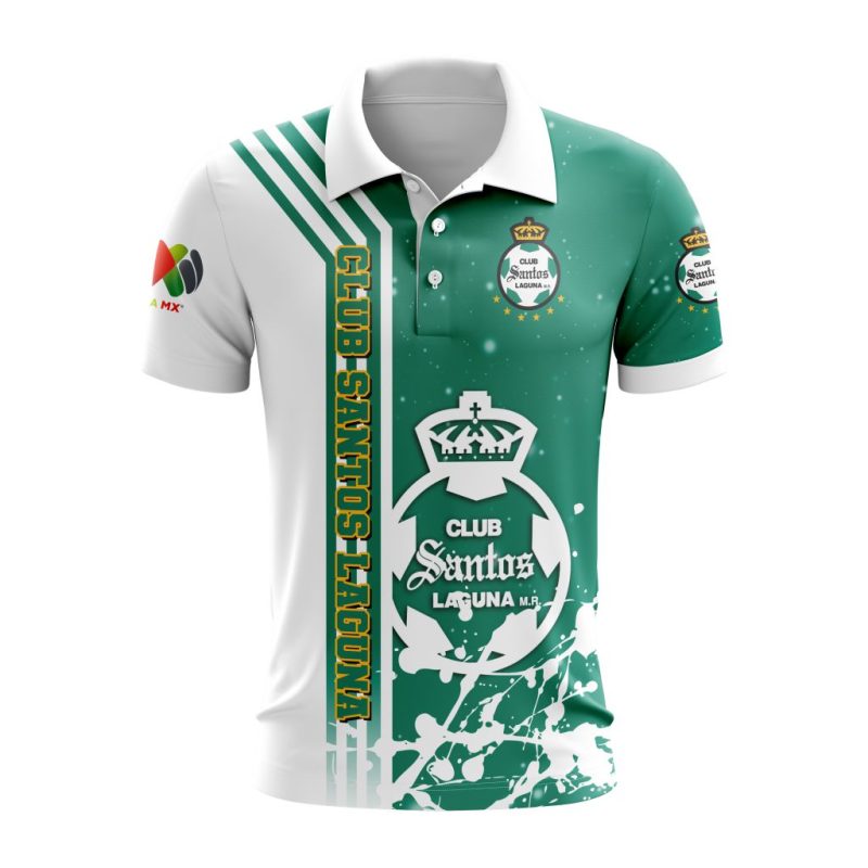 Liga MX Club Santos Laguna New Design Polo Shirt For Fan