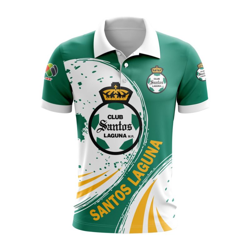 Liga MX Club Santos Laguna Special Design Polo Shirt