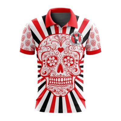 Liga MX Club Tijuana Special Dia De Muertos Design Polo Shirt