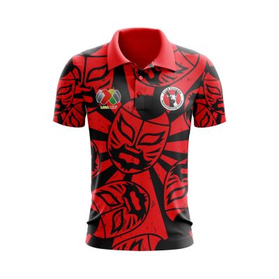 Liga MX Club Tijuana Special Lucha Libre Design Polo Shirt