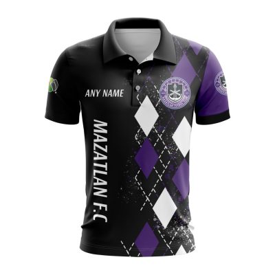 Liga MX Mazatlan F.C Personalized Name Polo Shirt