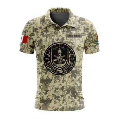 Liga MX Mazatlan F.C Special Camo Design Polo Shirt