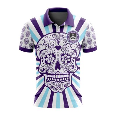 Liga MX Mazatlan F.C Special Dia De Muertos Design Polo Shirt