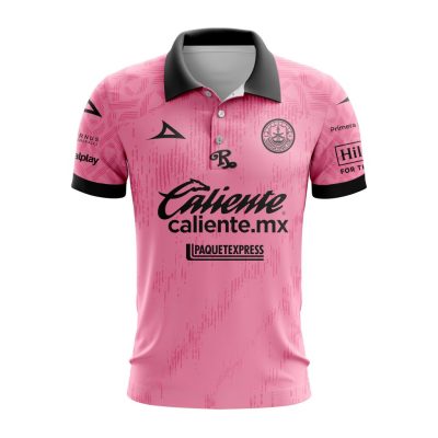 Liga MX Mazatlan F.C Special Home In Pink Kits Design Polo Shirt