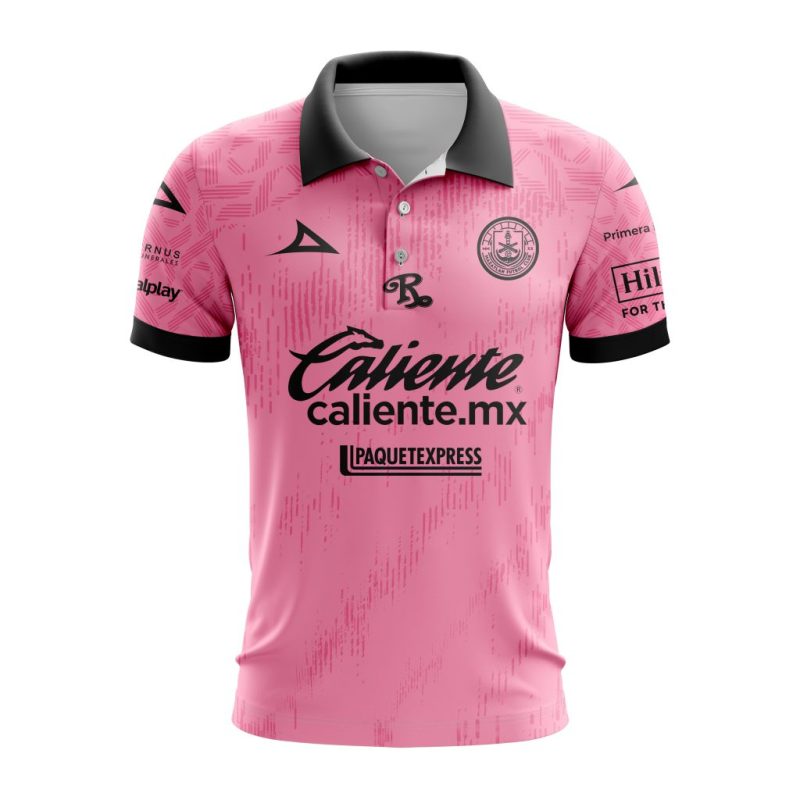 Liga MX Mazatlan F.C Special Home In Pink Kits Design Polo Shirt