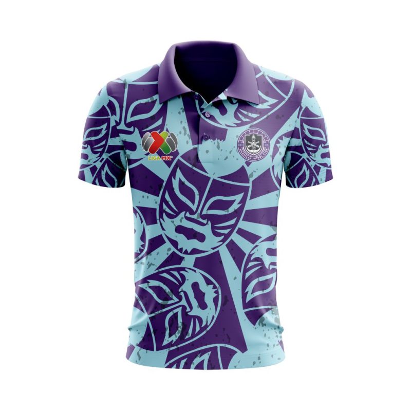 Liga MX Mazatlan F.C Special Lucha Libre Design Polo Shirt