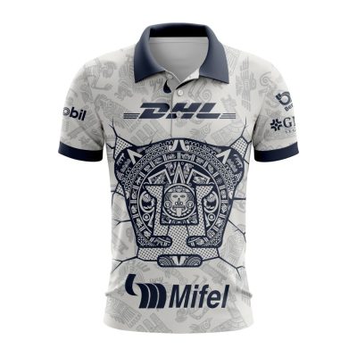 Liga MX Pumas UNAM 2023 - 2024 Home Aztec Polo Shirt