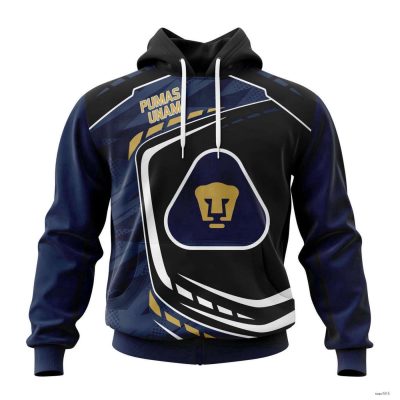 Liga MX Pumas Unam Hoodie - Special Soccer Team Gear - - Pullover