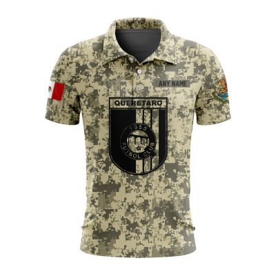 Liga MX Queretaro F.C Special Camo Design Polo Shirt