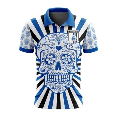 Liga MX Queretaro F.C Special Dia De Muertos Design Polo Shirt