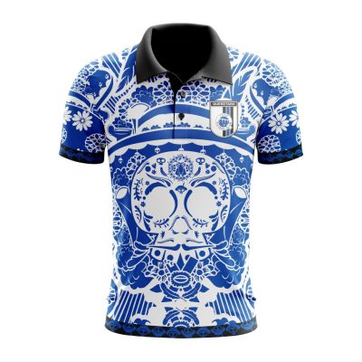 Liga MX Queretaro F.C Special Dia De Muertos Design Polo Shirt