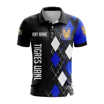 Liga MX Tigres UANL Personalized Name Polo Shirt