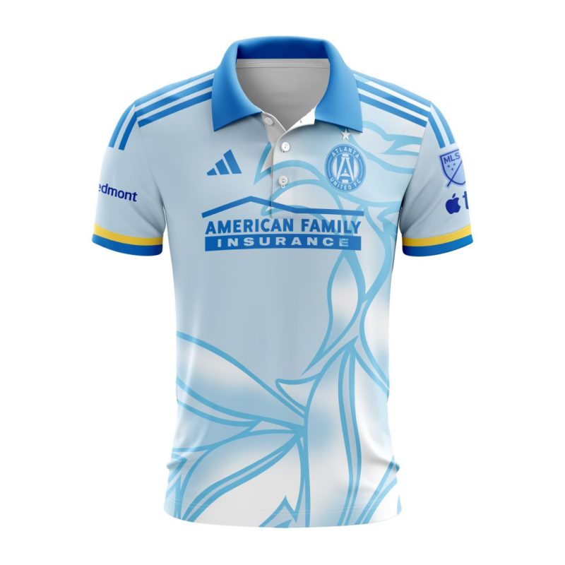 MLS Atlanta United FC Personalized 2025 Away Design Polo Shirt