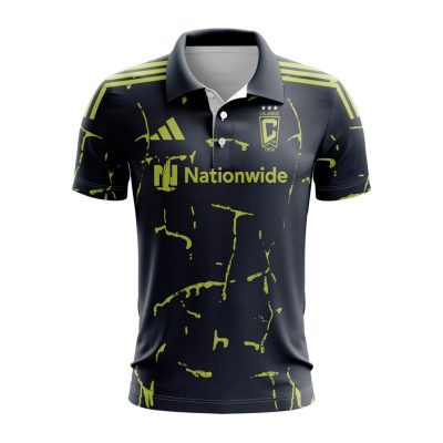 MLS Columbus Crew Personalized 2025 Away Design Polo Shirt