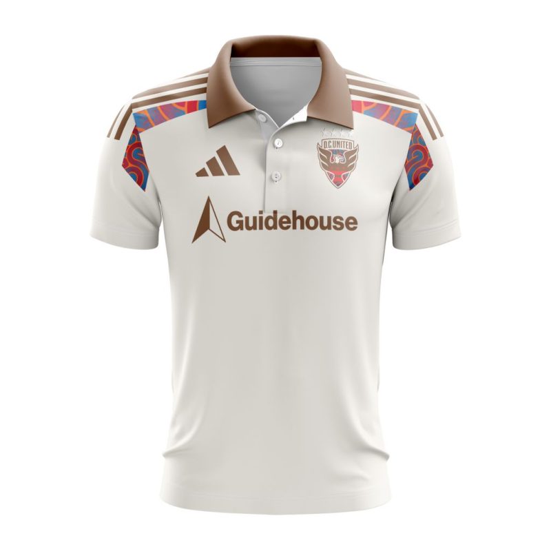 MLS D.C. United Personalized 2025 Away Design Polo Shirt