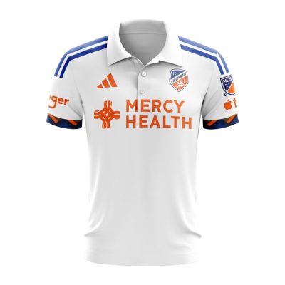 MLS FC Cincinnati Personalized 2025 Away Design Polo Shirt