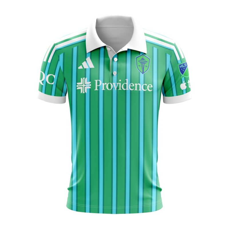 MLS Seattle Sounders FC Personalized 2025 Home Design Polo Shirt